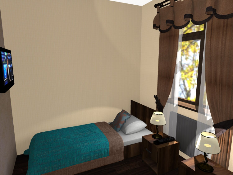 projekt pokoju w stylu klasycznym