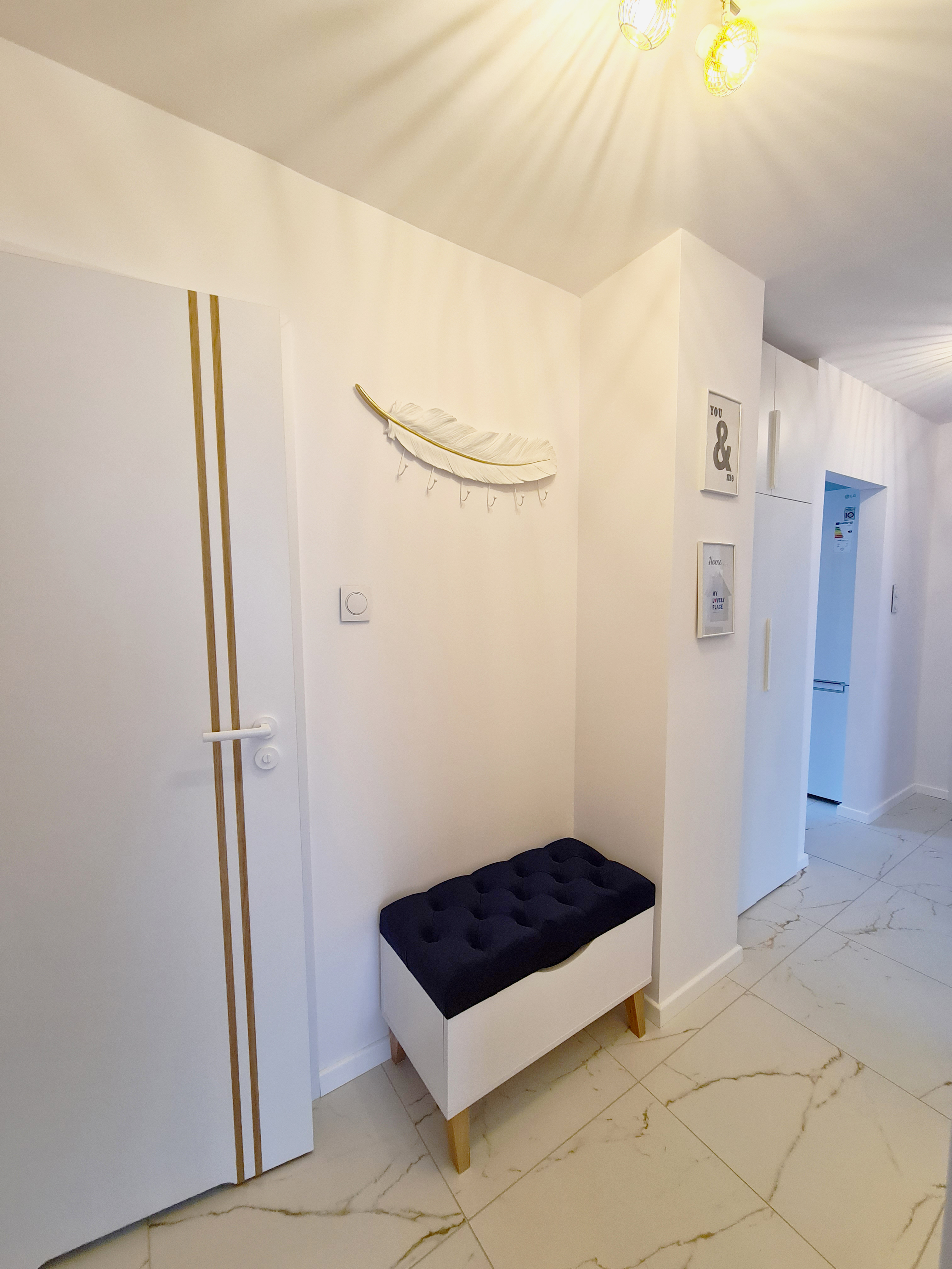 projekt nowoczesnego przedpokoju