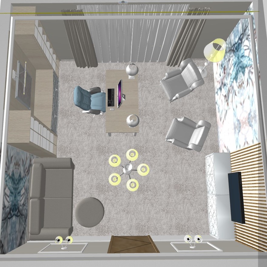 jak urządzić duży gabinet kobiecy