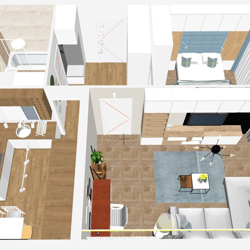 Poglądowa wizualizacja wnętrza